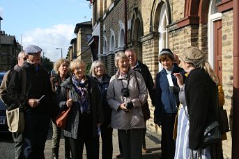 join a group walking tour of Saltaire