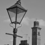 lampost and mill